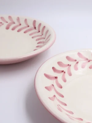 Set platos hondos 22cm Creta