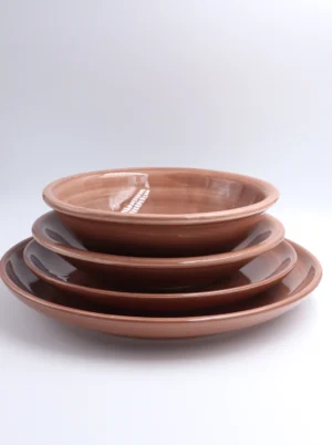 Set platos llanos 24cm Sahara